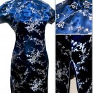 Blue Cute Clubs Mini Chinese Dress / Qipao
