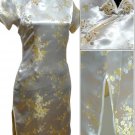 Yellowy Cute Clubs Mini Chinese Dress / Qipao