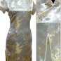 Yellowy Cute Clubs Mini Chinese Dress / Qipao