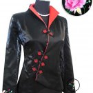 Black Fashion Style Embroiders Chinese Jacket