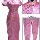 Pink Grace Chinese Dress Evening Gown [CDL-03PK]