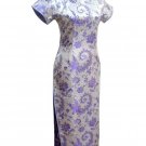 Lavender  Phonix tail Chinese Dress Evening Gown  [CDL-04LR]