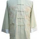 White Chinese Dragon Kung-fu Jacket [CMJ-01WT]