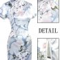 Lake Blue Royal Chinese Silk Dress [CMD-04LB]