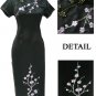 Black Grace  Club Embroidered  Dress Evening Gown [CLD-07BK]