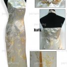 Gold Vogue Chinese Dress Backless Gown[CDL-05GD]