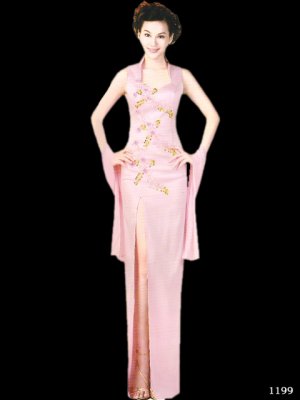 Tradition Customer Made Embroider Chinese Dress [CDC-10]