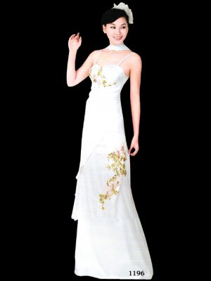 Tradition Customer Made Embroider Chinese Evening Dress [CDC-12]