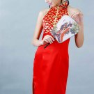 Chinese Golden Red Dress Evening/Wedding Gown [CDC-14]