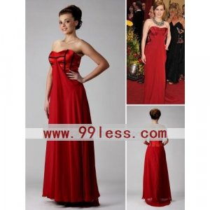 The 81st Oscar Amy Adams Column Sweetheart Evening Dress