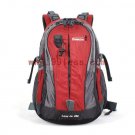 Outdoor Utility Double Zip Backpack- Red