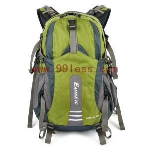 Double Zip Travelling Backpack- Olive