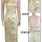 Chinese Backless Evening Gown Golden 9QIP-0130