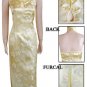 Chinese Backless Evening Gown Golden 9QIP-0130