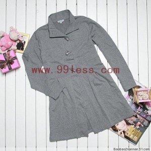 Women's Plus Size Maxi-Length Toggle-Button Front Down Coat
