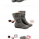 New-style Leopard Grain Buckle Ankle Boots