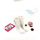 Mid-calf Breathable Mesh Eyelet Tassel