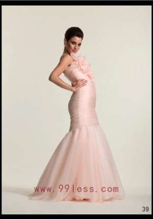 Strapless Show Good Figure Wedding Dress Style 0021