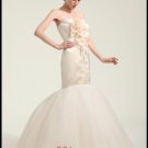 Strapless Show Good Figure Wedding Dress Style 0012