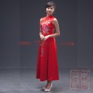 Red/Wedding Chinese Long Dress/Chinese Gown/Oriental Style Dress