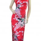 Chinese Silk Red Chinese Long Dress/Chinese Gown/Oriental Style Dress 9QIP-0147
