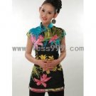 Silk Imitation Printing Chinese Shirt/Oriental Style Dress