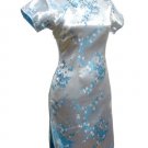 Cute Mini Chinese Dress Silver 9QIP-0338