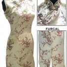 Cute Mini Chinese Dress golden 9QIP-0184