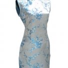 Cute Mini Chinese Baby Doll Dress Baby Blue 9QIP-0182