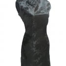 Cute Mini Chinese Baby Doll Dress Black 9QIP-0181