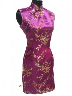 Cute Mini Chinese Dress Rose 9QIP-0179