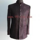 Men's Chinese Jacket Patterned with Shadow Leopard
