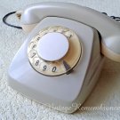 Vintage Rotary Dial Phone Telephone Siemens model Post 611-2A DDR German from Soviet Union USSR