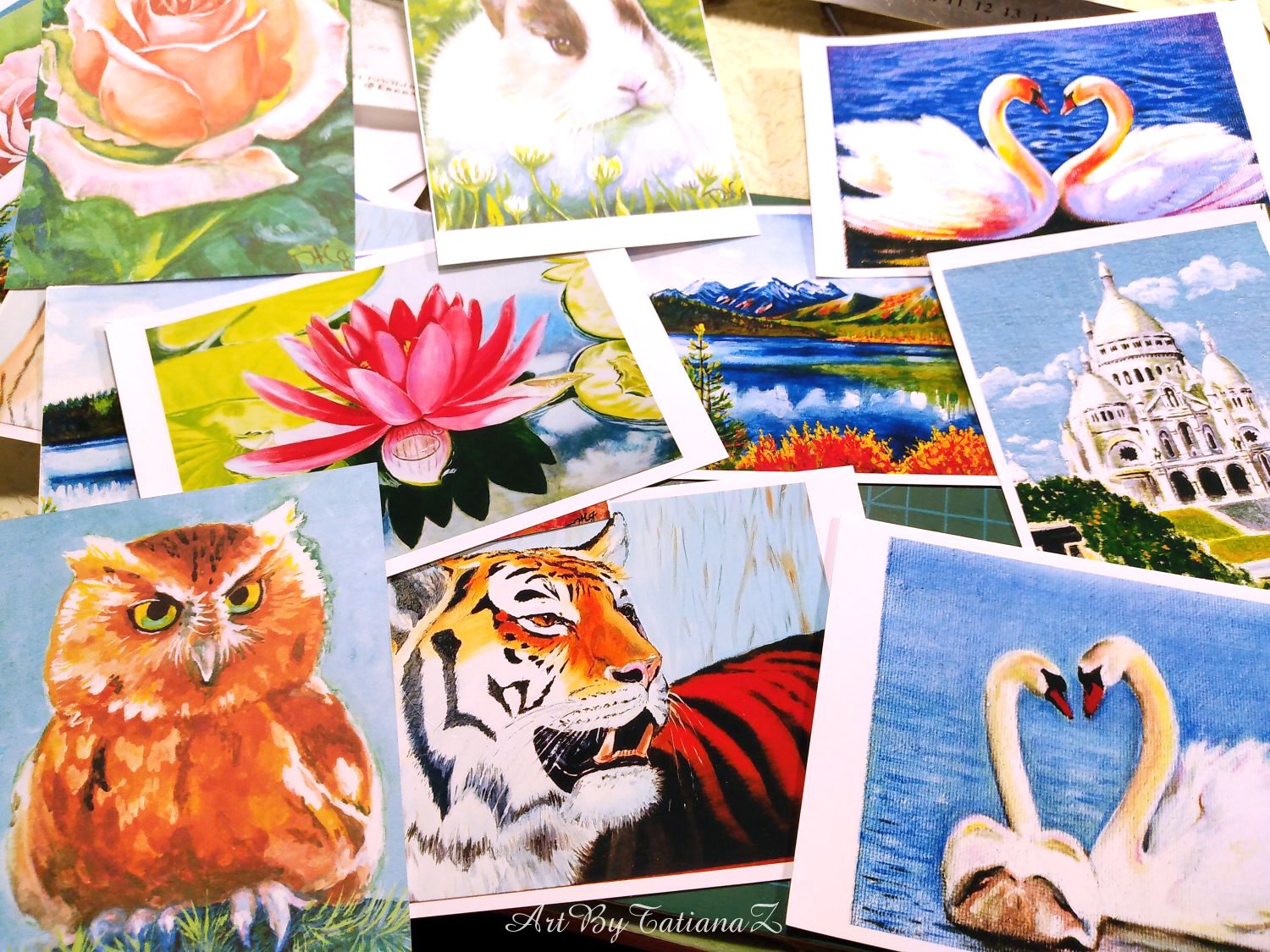 Art print postcards artworks paintings greeting cards postcrossing