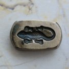 Vintage Brass Die Lizard Pendent Making Hand Casting Jewelry Mold Stamp Seal
