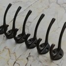 old cast iron hanger hooks bath robe library school acorn Farm Decor 6 pcs