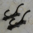 Vintage Handmade Cast Iron Old Gate Wall Hook School Cloth Towel Hanger 2 pcs