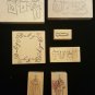 Rubber Stamps Decor Scrapbooking Cards Crafts Baby, Lot Of 7