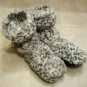 Soft, Light Lavender Heat Aromatherapy Leopard Bootie/Sock
