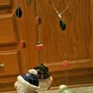 New Snowmen Heads Seasonal Winter Ceramic Wind Chimes