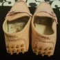 Ralph Lauren Girls Pink Suede Slip-On Shoes Loafers, Size 3