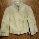 Women's XS Arden B Cream Leather Jacket