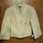 Women's XS Arden B Cream Leather Jacket