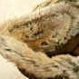 Clarks Women Brown Gen Suede Faux Fur Trim Calf-High Zip Boots, Size 8.5