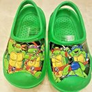Teenage Mutant Ninja Turtles Green Clogs Sandals Shoes Size 7/8 Slip-On