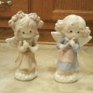 Asian Angels Figurines, Ceramic/Porcelain, 9" Tall, Lot of 4