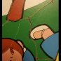 Vintage Wood Puzzles Jack Jill, Animals Number, Cardboard Frame-Tray, Lot 5