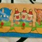 Vintage Wood Puzzles Jack Jill, Animals Number, Cardboard Frame-Tray, Lot 5
