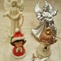 Holiday Winter Angels Ornaments, Bell, Lot of 13