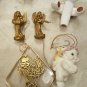 Holiday Winter Angels Ornaments, Bell, Lot of 13